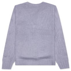 Bapejackets Shop -Bapejackets Shop Stussy Brushed Cardigan Lavender 117163 02 12 23 Feature KN 2