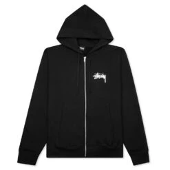 Stussy Classic Dot Zip Hood - Black