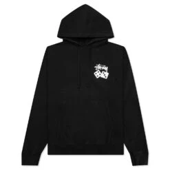 Stussy Dice Pigment Dyed Hoodie - Black
