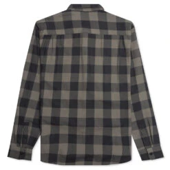 Stussy Venice Plaid L/S Shirt - Charcoal 8 Stussy Venice Plaid L/S Shirt - Charcoal -Bapejackets Shop Stussy Venice Plaid L S Shirt Charcoal 1110155 CHAR 03 06 2021 01 5