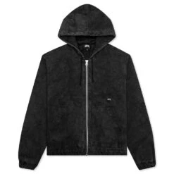 Stussy Washed Canvas Insulated Jacket - Black