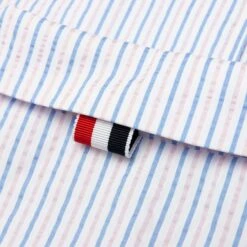 Seersucker Swim Shirt - Light Blue 11 Seersucker Swim Shirt - Light Blue -Bapejackets Shop Thom Browne Seersucker Swim Shirt Light Blue MWS310A F0009 480 06 21 23 Feature KN 6