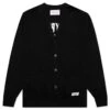 Classic Cardigan Type 2 - Black 2 Classic Cardigan Type 2 - Black -Bapejackets Shop Wacko Maria Classic Cardigan Type 2 Black 21SS WMK KN03 BLK 03 31 2021 01