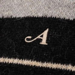 Windowpane Mohair Cardigan - Charcoal Multi -Bapejackets Shop Windowpane Mohair Cardigan Charcoal Multi AWK FW23 KN003 CHA 10 01 23 Feature KN 6