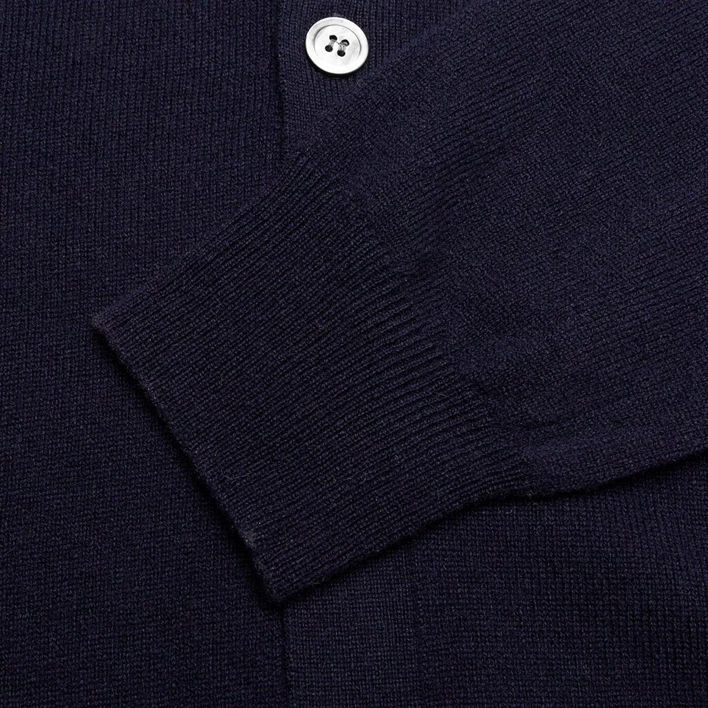 Double Heart Cardigan - Navy 6 Double Heart Cardigan - Navy - Image 4