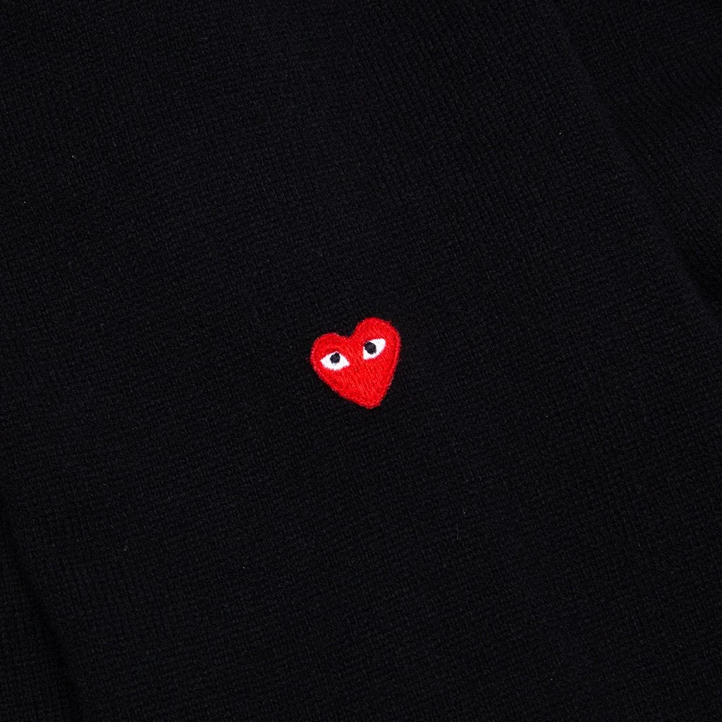 Small Heart Cardigan - Black 6 Small Heart Cardigan - Black - Image 4