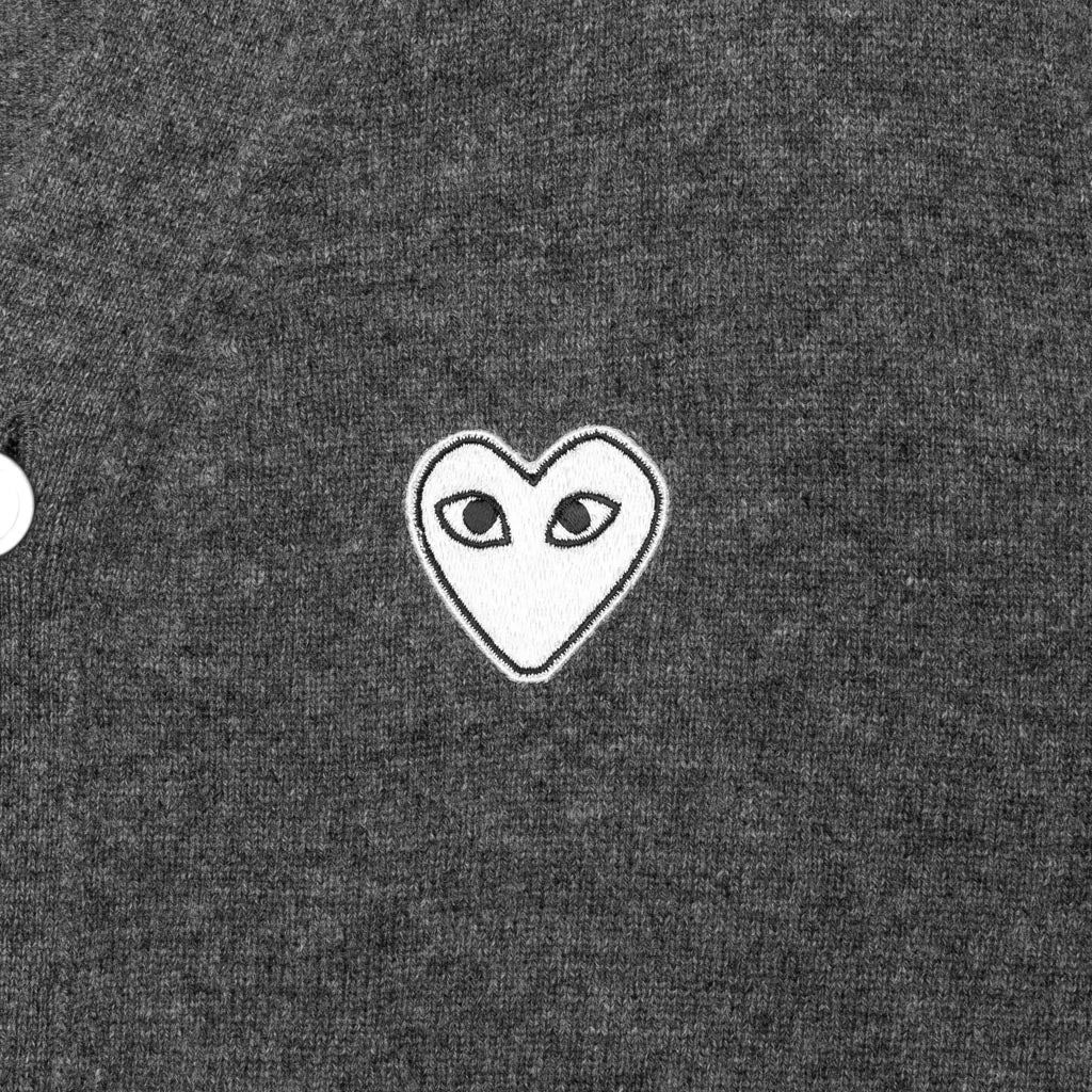 V-Neck Cardigan - Grey 6 V-Neck Cardigan - Grey - Image 4