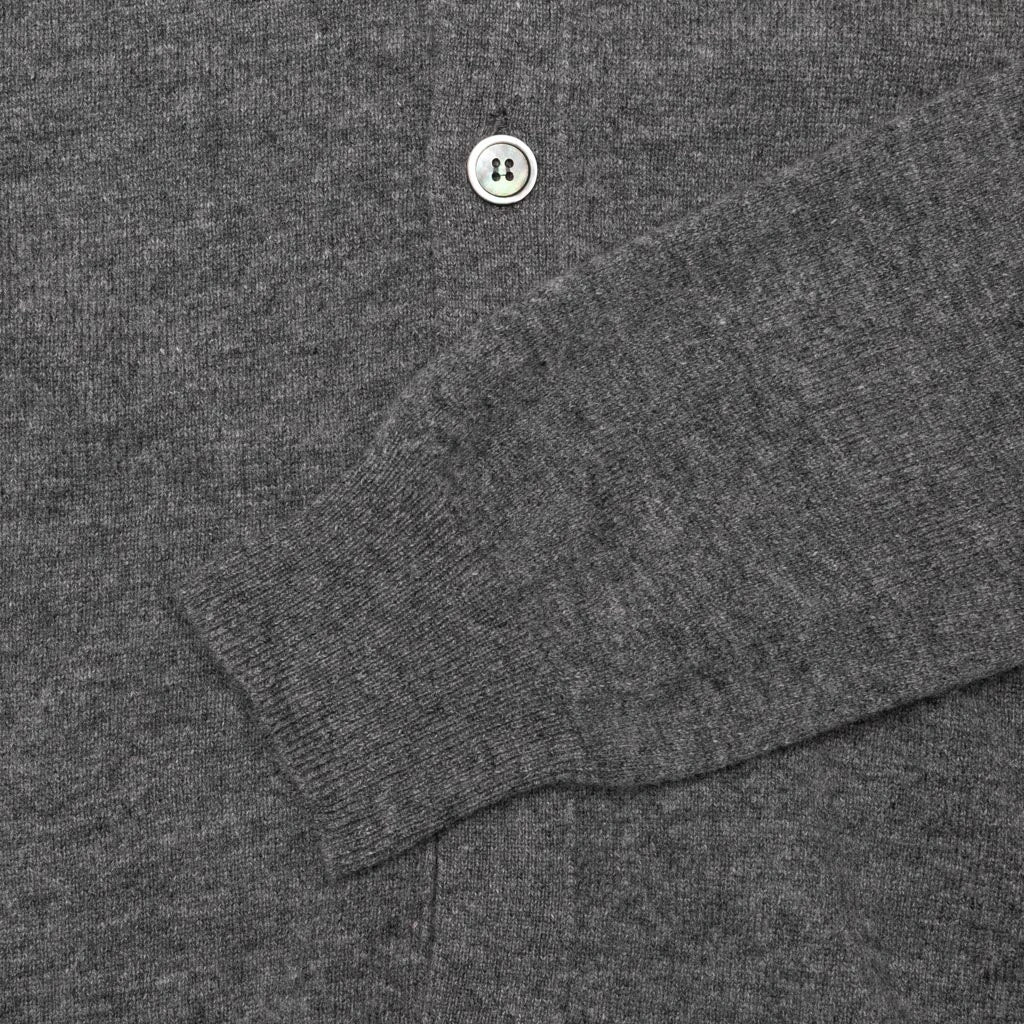 V-Neck Cardigan - Grey 7 V-Neck Cardigan - Grey - Image 5