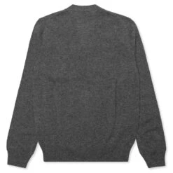 Bapejackets Shop -Bapejackets Shop comme des garcons play v neck cardigan grey 5