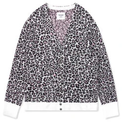 Chatterbox Cardigan - Pink Leopard