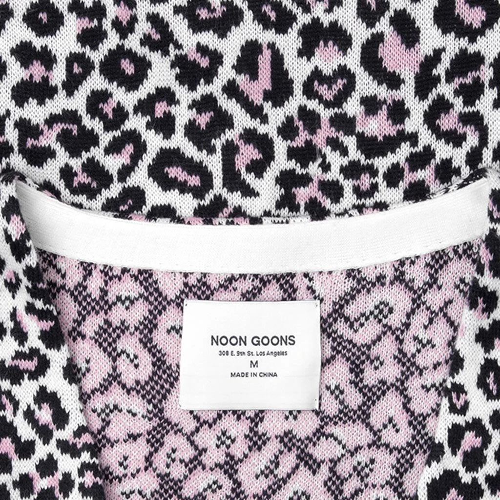 Chatterbox Cardigan - Pink Leopard 5 Chatterbox Cardigan - Pink Leopard - Image 3