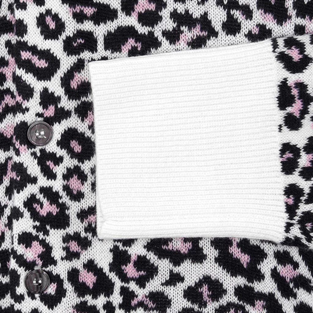 Chatterbox Cardigan - Pink Leopard 6 Chatterbox Cardigan - Pink Leopard - Image 4